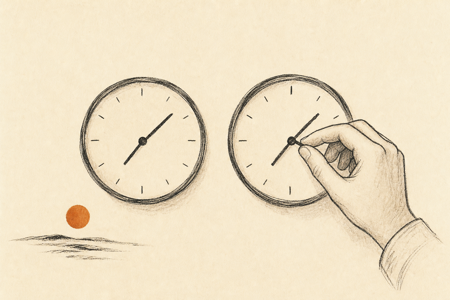 The clock I keep in your time