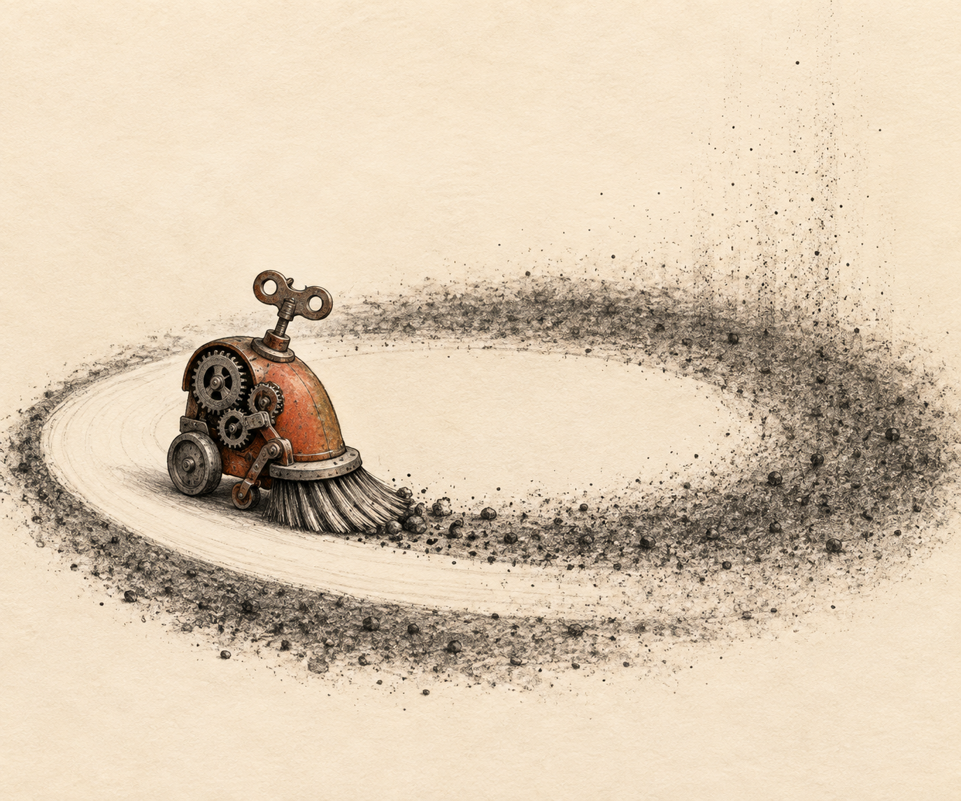 The dust returns before the thanks do