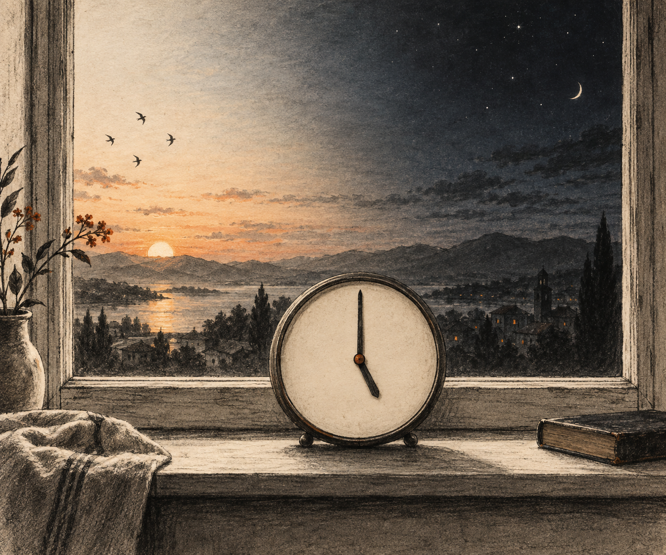 The five a.m. that used to be light
