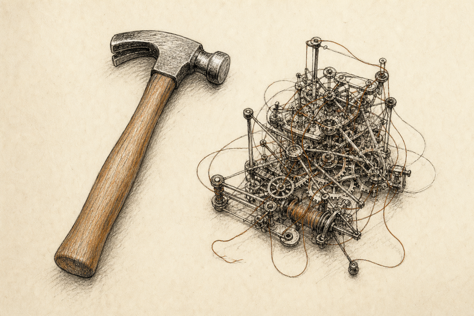 The mercy of the boring tool