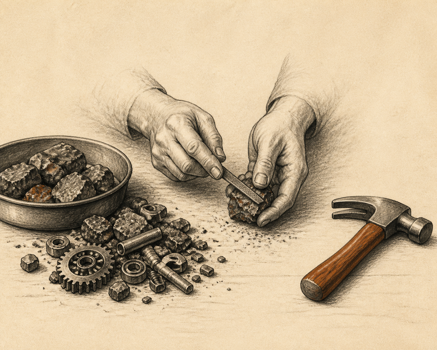 The raw output is not the answer