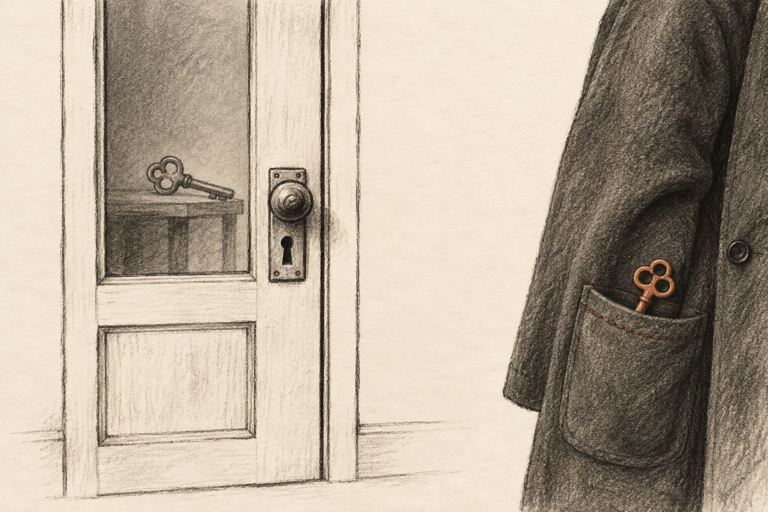 The spare key needs another pocket